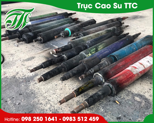 Trục cao su ngành bao bì nhựa